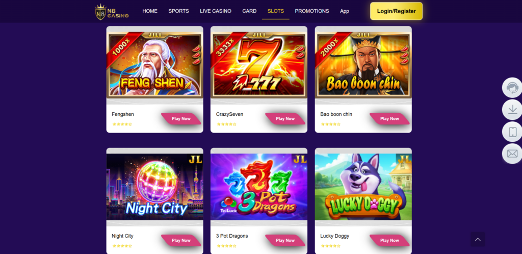 N8 Casino Login